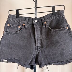 Levi's Women's Black Jean Shorts